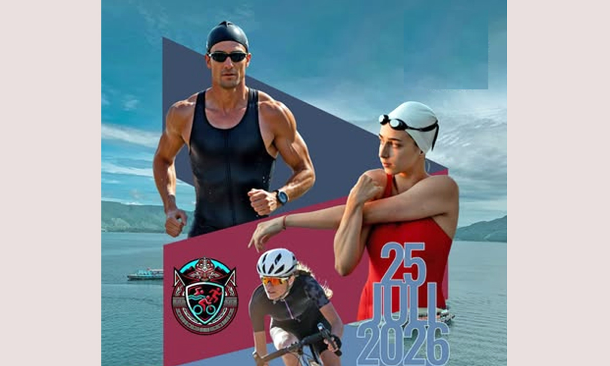Humbahas Triathlon 2026 akan digelar pada 25 Juli 2026.
