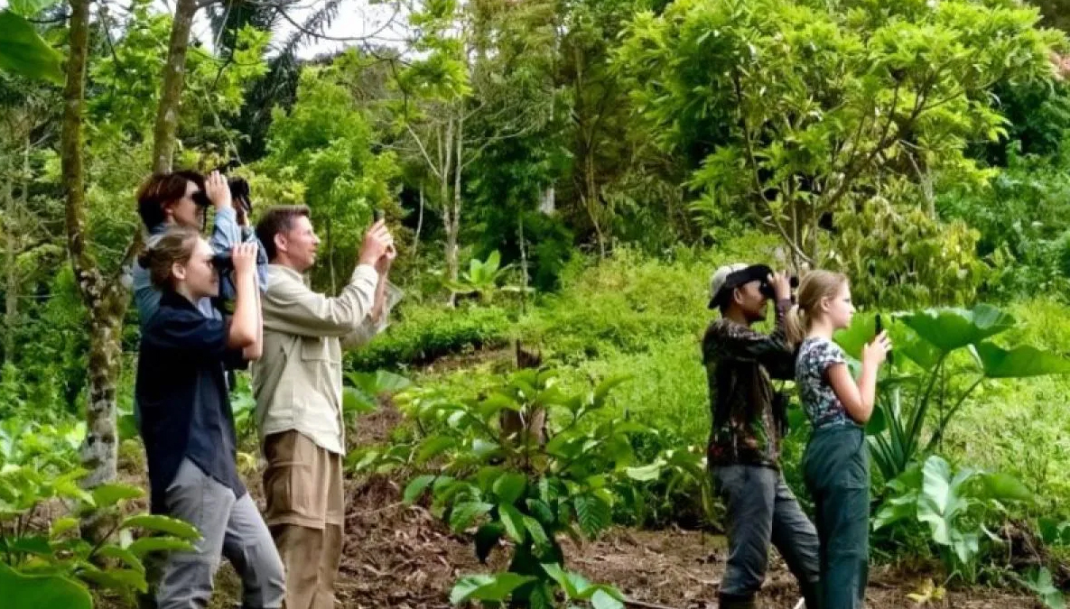 Kawasan hutan Batang Toru, Tapanuli Selatan, terdampak longsor sehingga jalur ekowisata berbasis konservasi ditutup sementara.