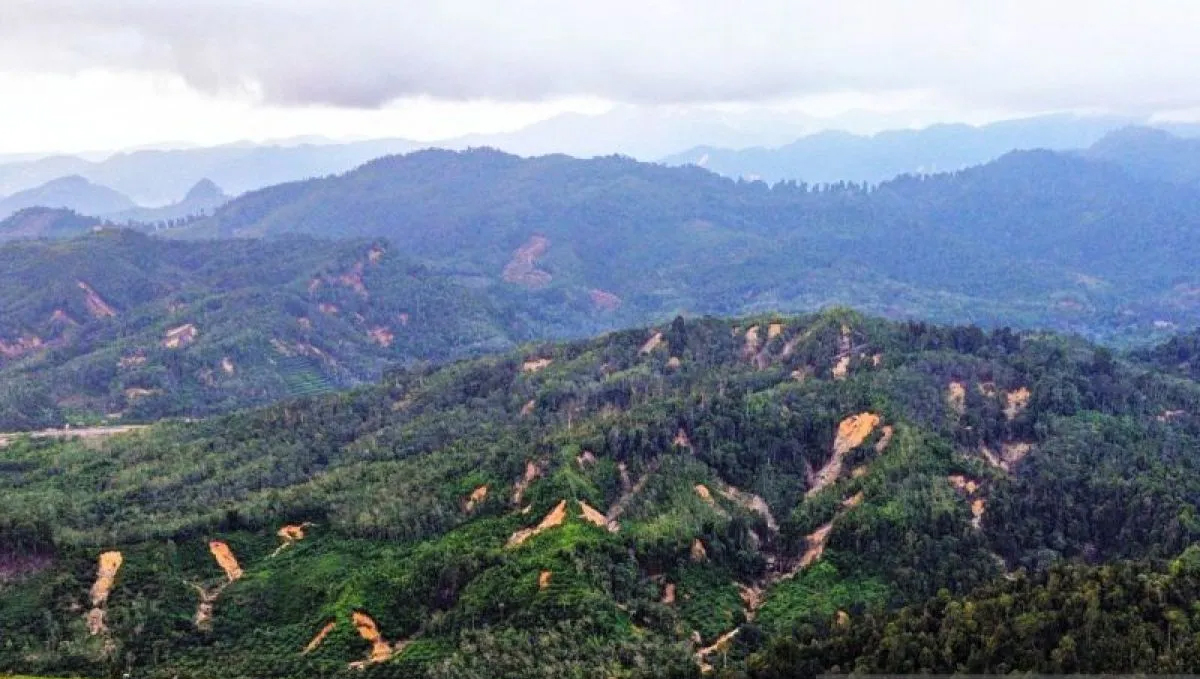 Kerusakan tutupan hutan di kawasan hulu Sungai Garoga dan Siondop, Tapanuli Selatan, hasil survei penggiat lingkungan dan Mapala se-Indonesia.