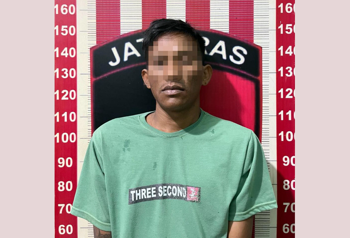 Tersangka kasus pencurian rumah diamankan di Mapolres Tapanuli Tengah, Jumat (6/2/2026).