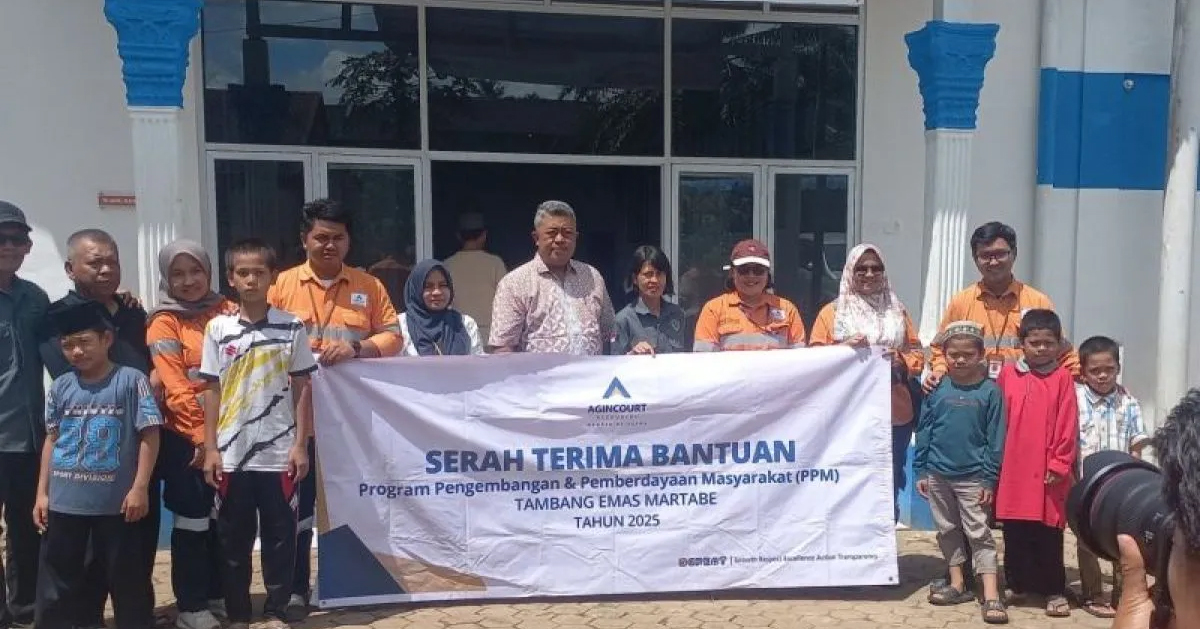 PT Agincourt Resources (PTAR) menyerahkan bantuan rehabilitasi Gedung UPT Balai Latihan Kerja (BLK) Tapanuli Selatan kepada Pemkab Tapsel, Jumat (622026).
