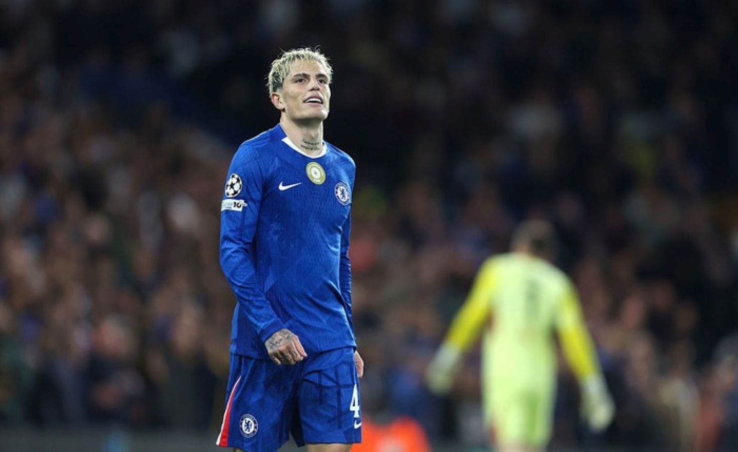 Alejandro Garnacho saat membela Chelsea di Liga Inggris musim 2025/2026. 