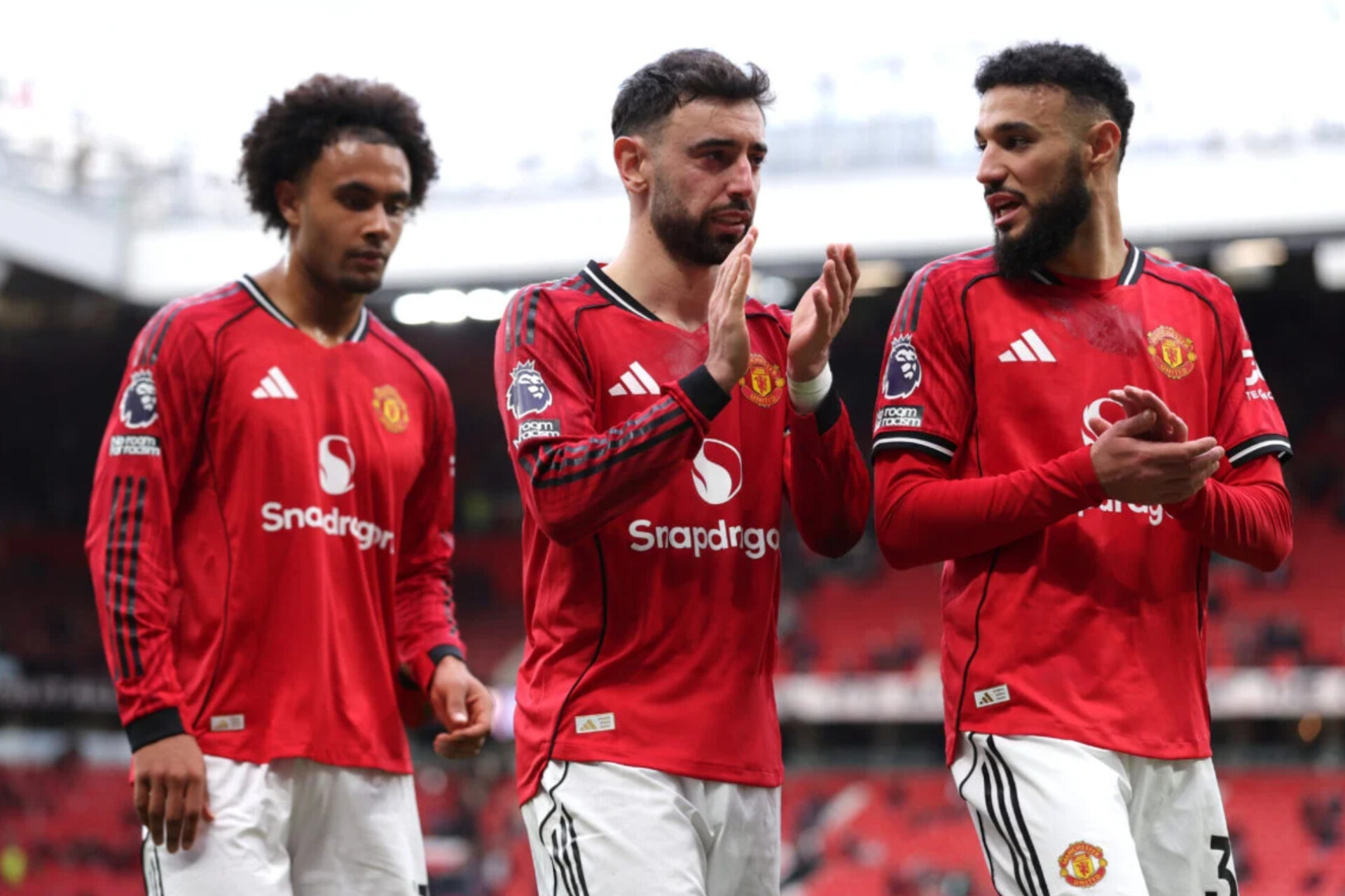 Pemain Manchester United bersiap menghadapi tekanan tuan rumah Newcastle United pada laga Premier League di St. James&rsquo; Park, markas yang kerap menghadirkan hasil buruk bagi Setan Merah.