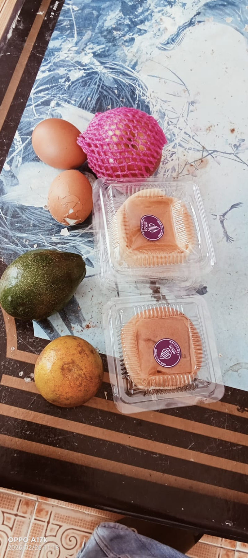 Menu MBG dengan alpukat muda.