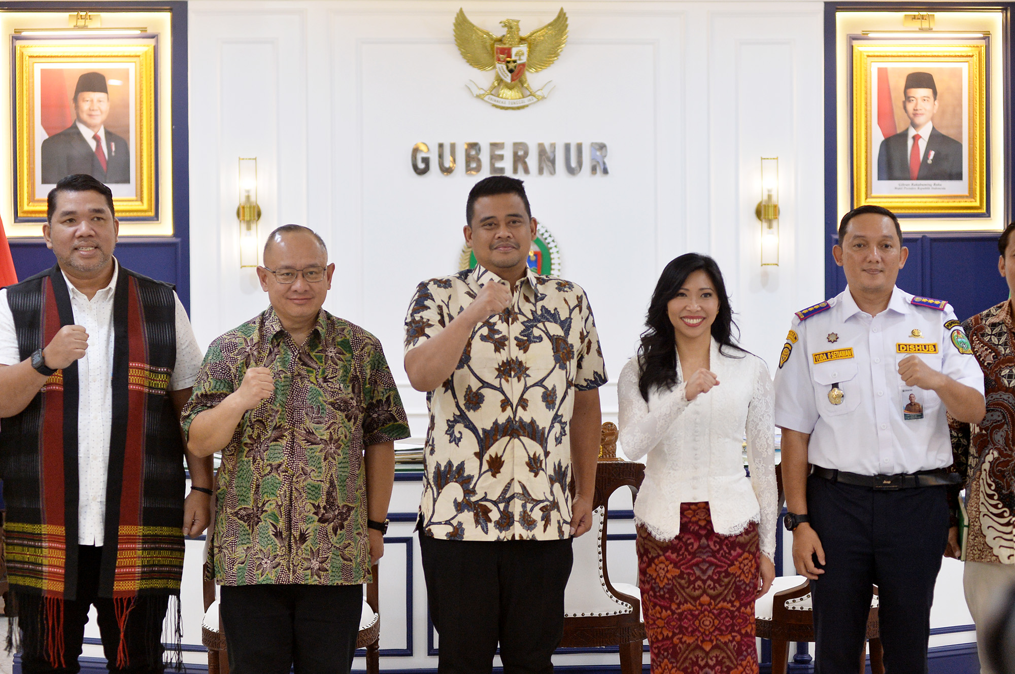 Gubernur Sumatera Utara Bobby Nasution menerima audiensi jajaran PT Indonesia Tourism Development Corporation (ITDC) di Kantor Gubernur Sumut, Medan, Kamis (12/3/2026), membahas pengembangan event.