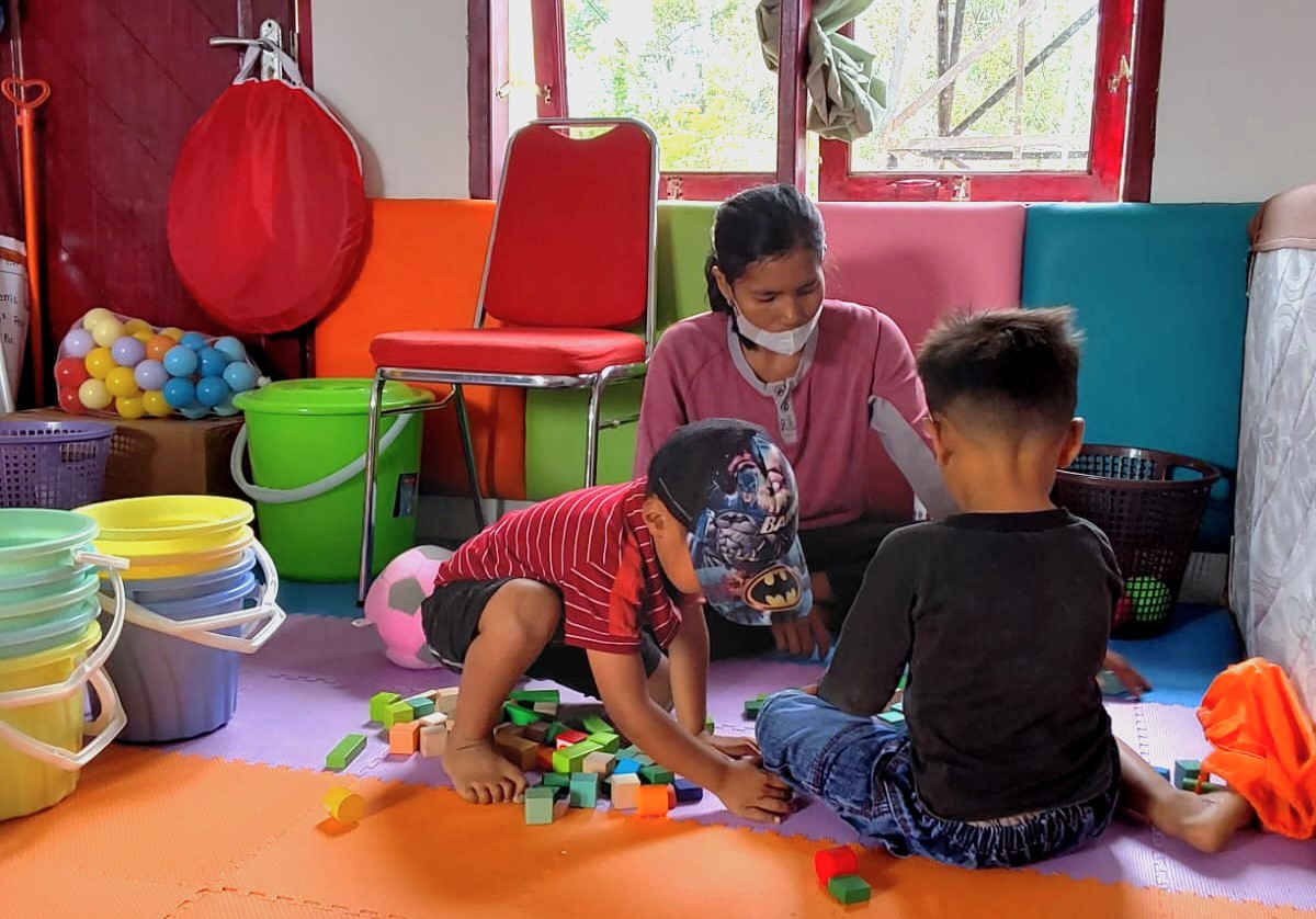 Program penguatan stimulasi anak usia dini mendorong optimalisasi peran Posyandu dalam mendukung tumbuh kembang anak menuju Generasi Emas 2045.
