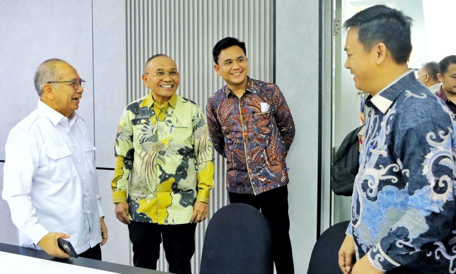 Bupati Simalungun Anton Achmad Saragih saat melakukan kunjungan kerja ke Kantor Kementerian Pertanian RI di Jakarta.