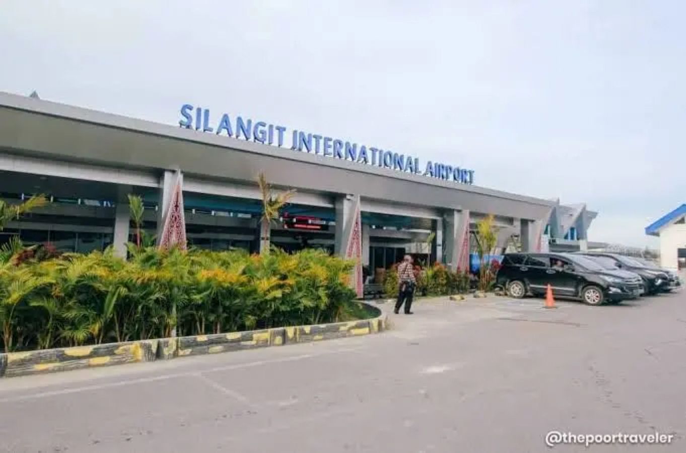 Suasana Bandara Silangit di Tapanuli Utara yang memperketat pengamanan usai penggagalan pengiriman 4 kg sabu.