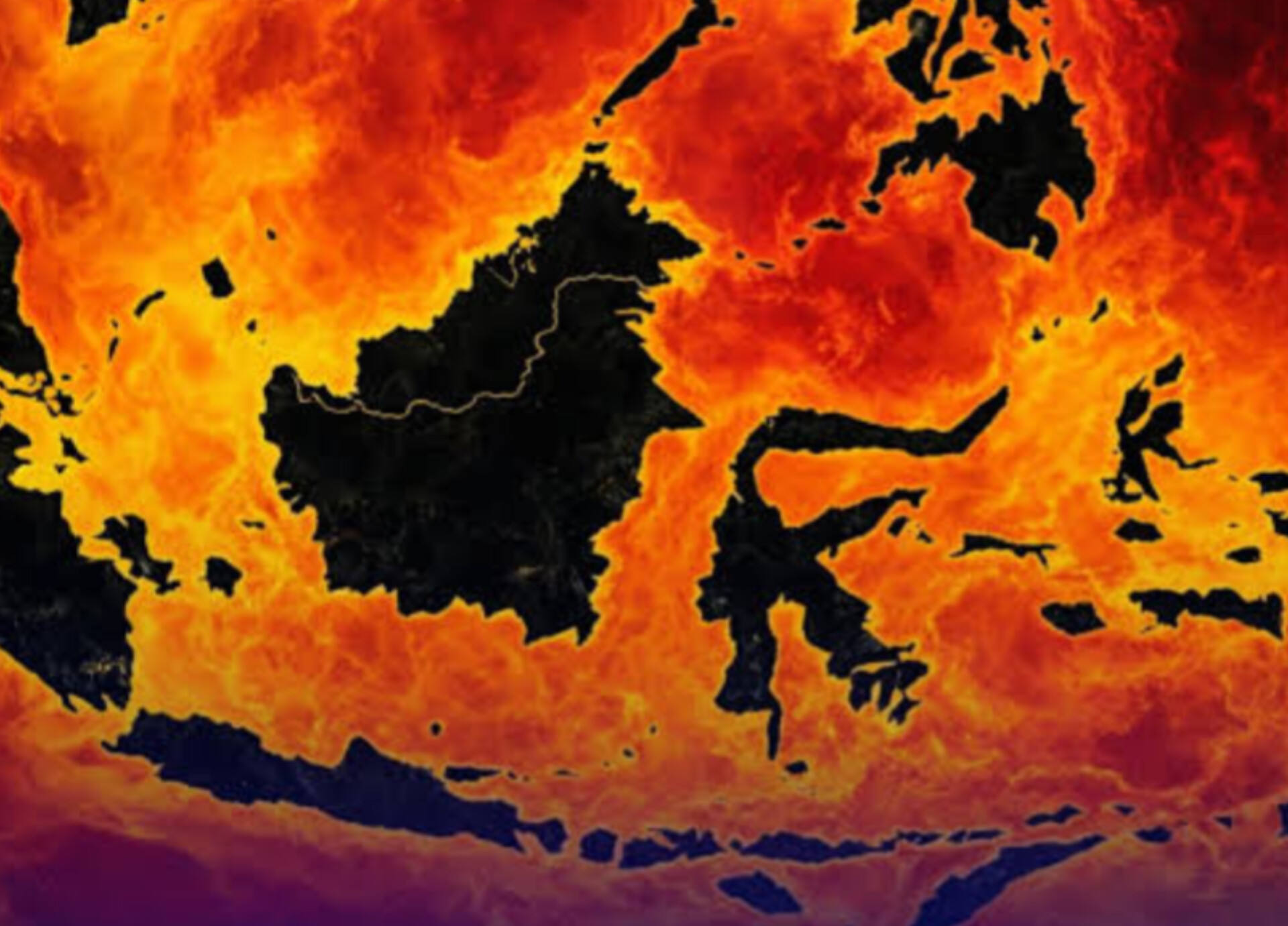 Warga beraktivitas di bawah terik matahari di Sumatera Utara, suhu mencapai 36&deg;C dengan indeks UV kategori bahaya di tengah ancaman kemarau panjang.