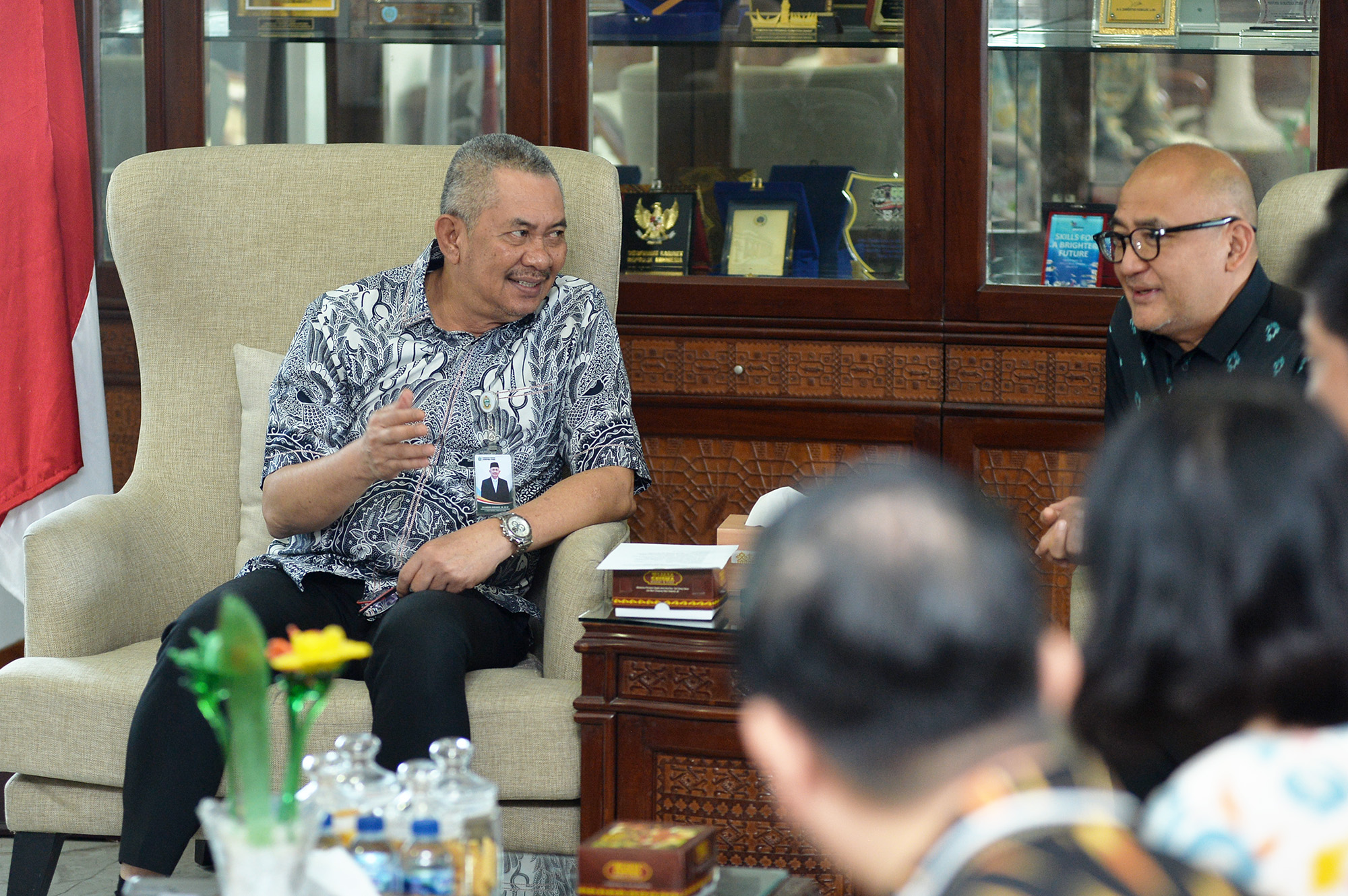 Pj Sekretaris Daerah Provinsi Sumatera Utara, Sulaiman Harahap menerima kunjungan direksi Hankyu Hanshin Holdings di Kantor Gubernur Sumut, Medan, Jumat (27/3/2026), bahas peluang investasi di Sumut.
