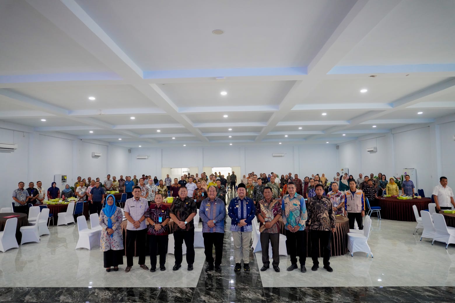 Bupati Batu Bara Baharuddin Siagian menghadiri Musrenbang RKPD Kabupaten Asahan 2027 di Aula Melati Kantor Bupati Asahan.