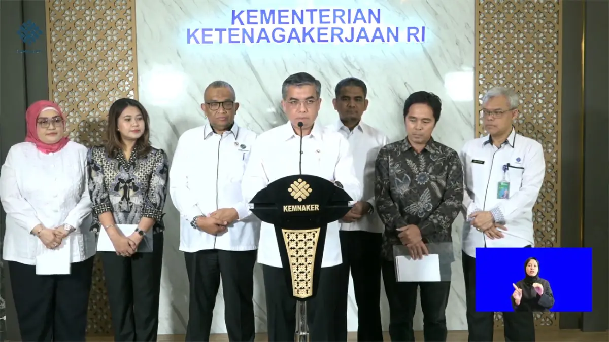 Yassierli menjelaskan kebijakan WFH bagi sektor swasta yang bersifat fleksibel dan diserahkan kepada masing-masing perusahaan di Jakarta.