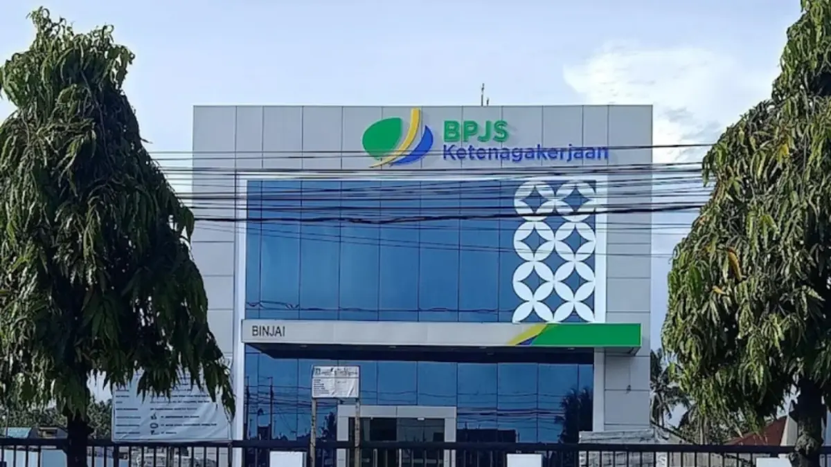 Kantor BPJS Ketenagakerjaan Cabang Binjai.