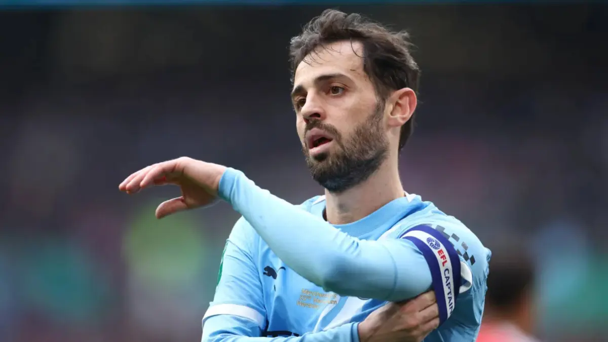 Bernardo Silva di tengah ketidakjelasan masa depannya bersama Manchester City.