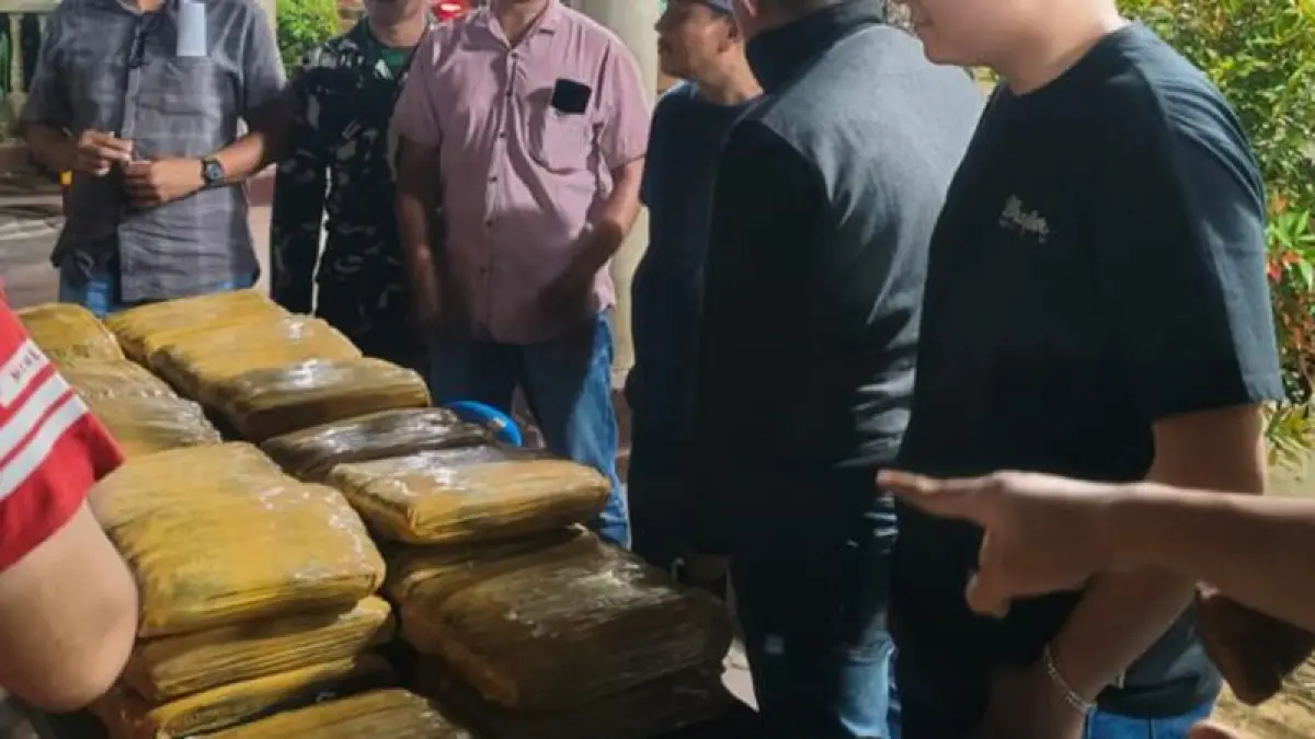 Barang bukti yang diamankan.