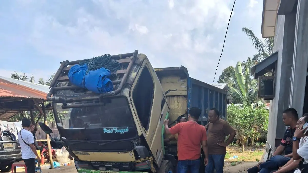 Truk Mitsubishi yang sempat digelapkan dan digadaikan berhasil diamankan polisi di wilayah Simalungun.
