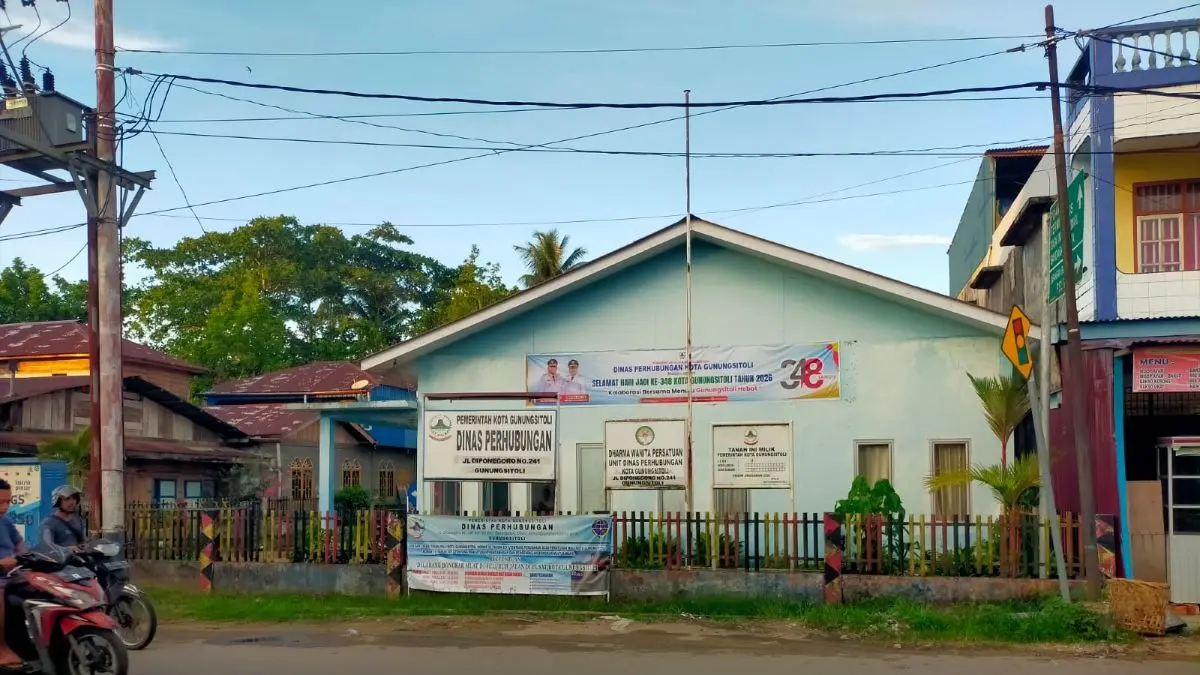 Kantor Dishub Kota Gunungsitoli.