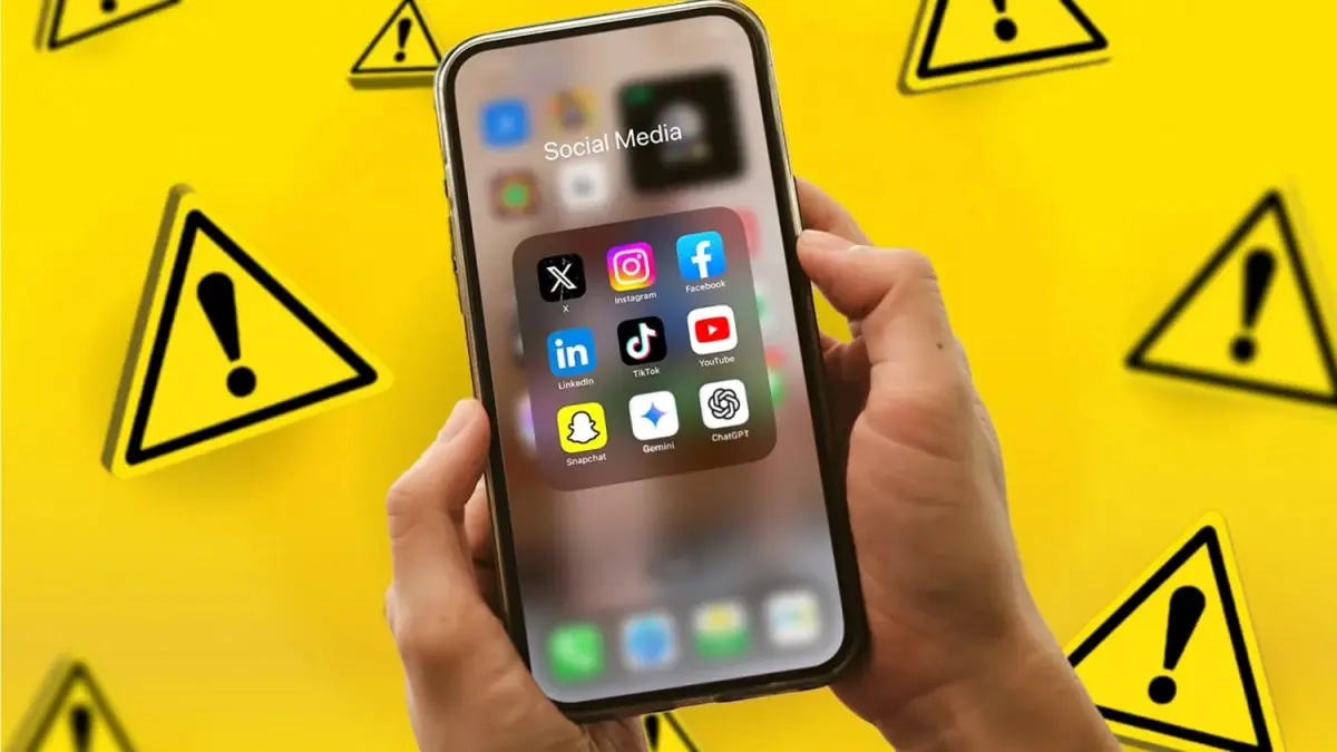 Ilustrasi penggunaan media sosial sebagai sumber informasi, yang dalam survei Yale disebut berkontribusi pada meningkatnya kepercayaan terhadap narasi anti-Semit di kalangan pengguna muda.