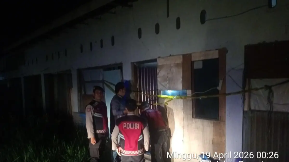 Kios kosong di eks Terminal Sukadame, Pematangsiantar, tempat ditemukannya Tinur Simangunsong dalam kondisi meninggal dunia.