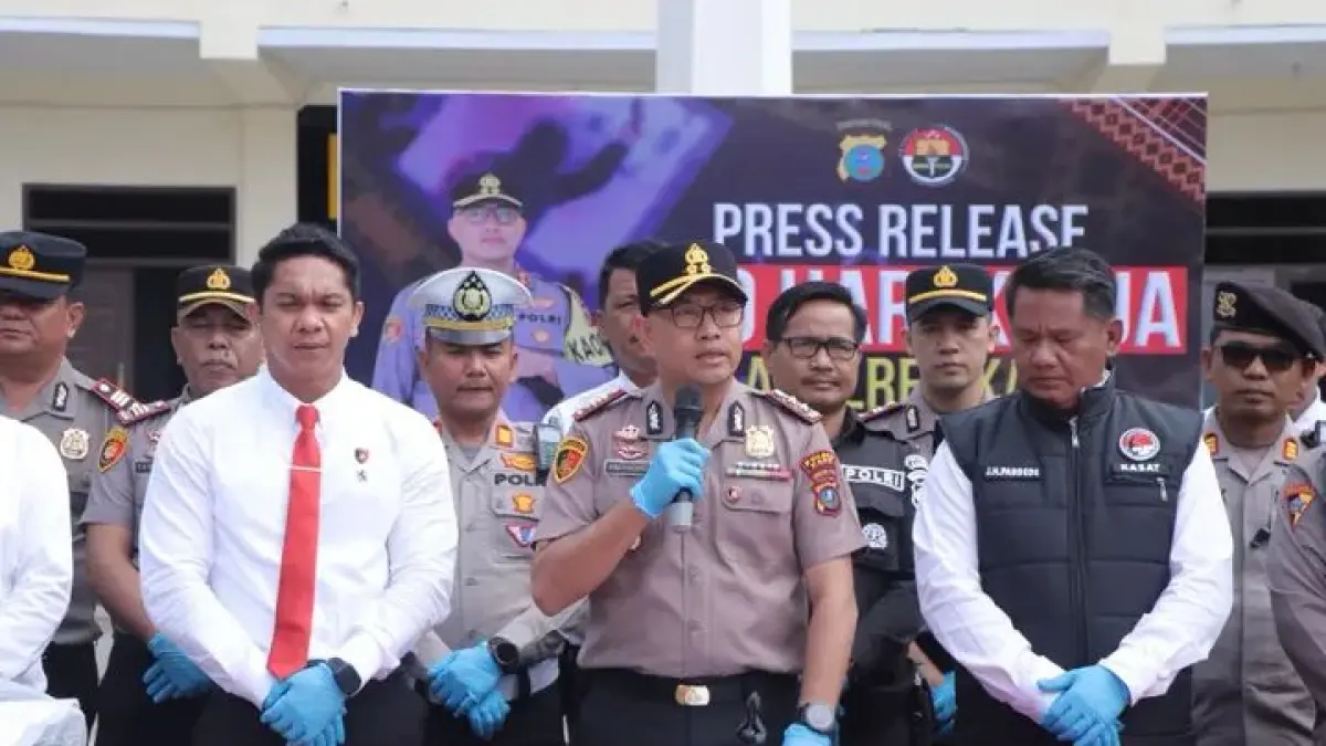 Polres Karo Ungkap Puluhan Kasus dan Amankan 61 Tersangka Narkoba dalam 100 Hari Kerja