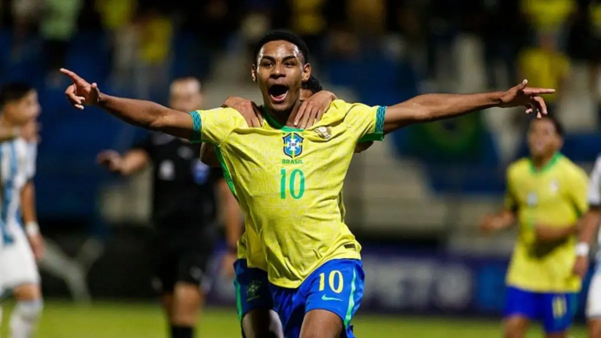 Pemain muda Palmeiras Eduardo Conceicao yang tengah diburu Manchester United dan sejumlah klub besar Eropa.
