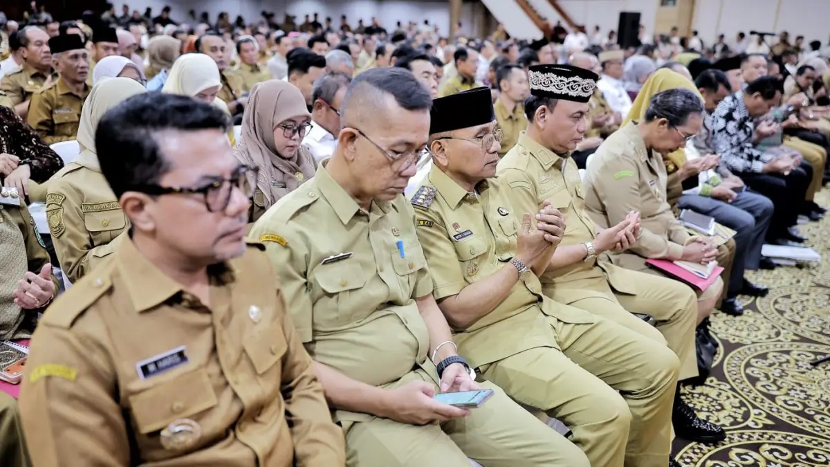 Bupati Simalungun Anton Achmad Saragih menghadiri Rakornas mitigasi kekeringan di Kantor Kementerian Pertanian, Jakarta.
