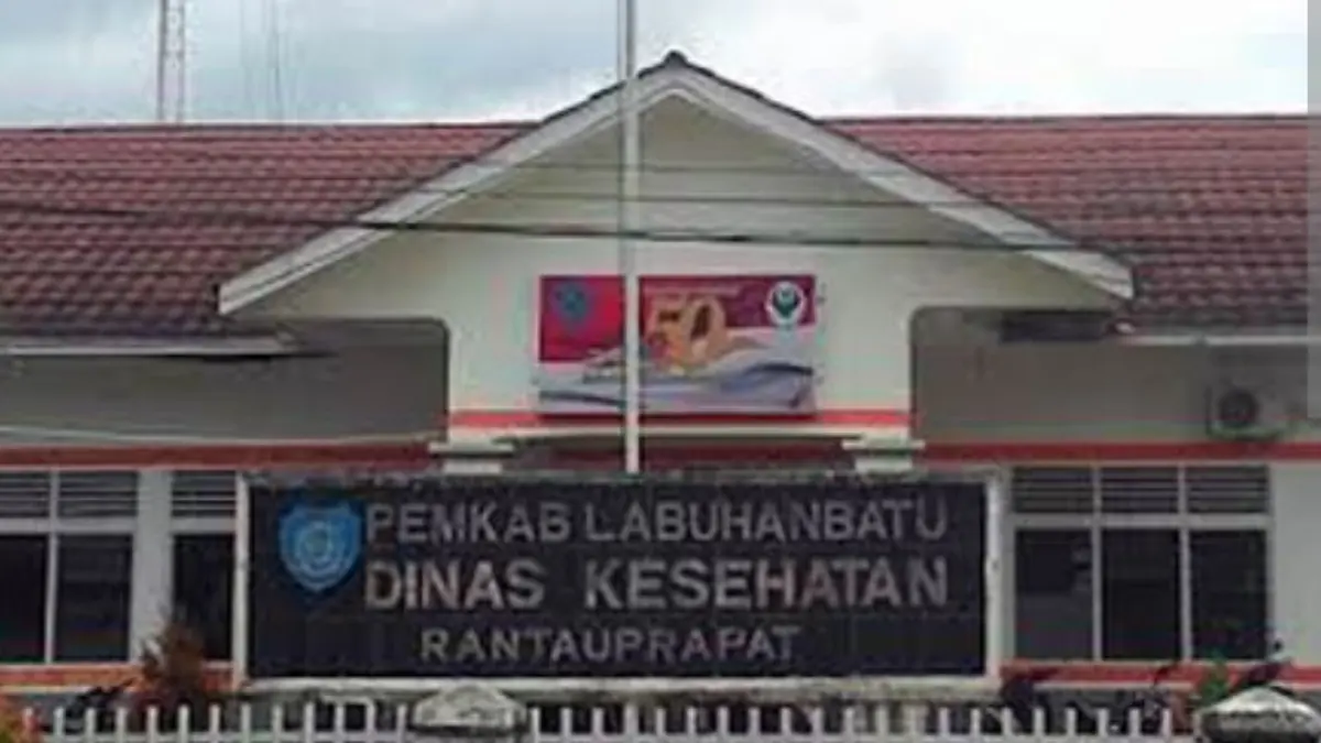Kantor Dinas Kesehatan Labuhanbatu.