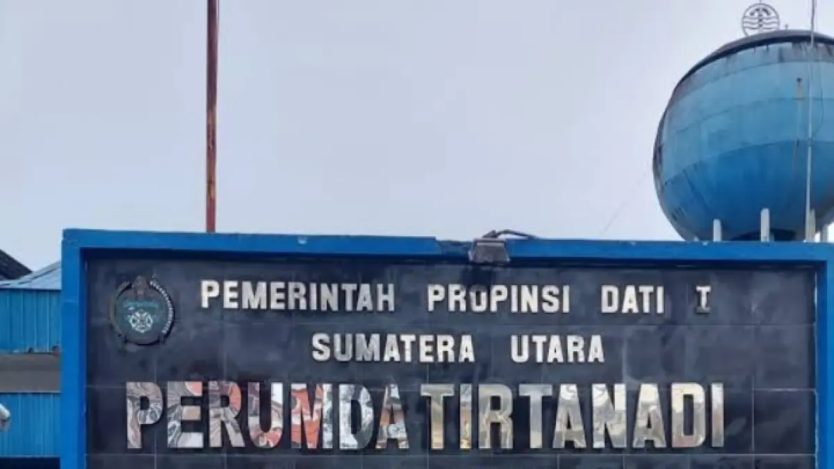 Kantor PDAM Tirtanadi Cabang Berastagi yang dikeluhkan warga akibat distribusi air tidak lancar meski tagihan tetap berjalan.