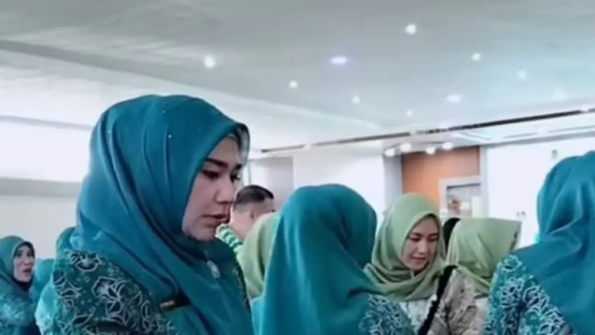Ketua Tim Penggerak PKK Kabupaten Labuhanbatu Utara, Ny. dr. Rama Dhona Hendriyanto Sitorus.