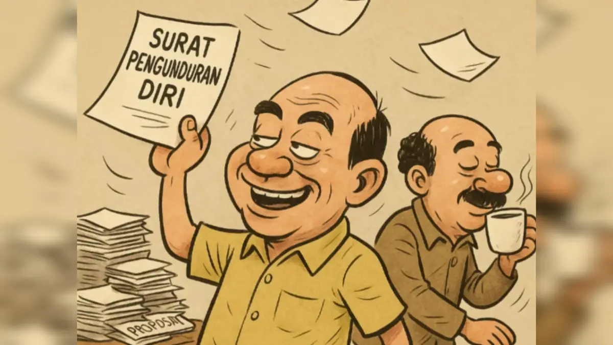 Surat pengunduran diri - Ilustrasi. Kadis Lingkungan Hidup Asahan, Syamsuddin mengundurkan diri dari jabatan.