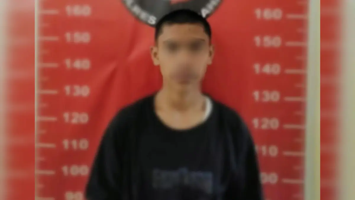 TM, pelajar SMK Negeri 2 Doloksanggul yang terlibat perkelahian hingga menyebabkan tewasnya seorang siswa SMA di Humbang Hasundutan.