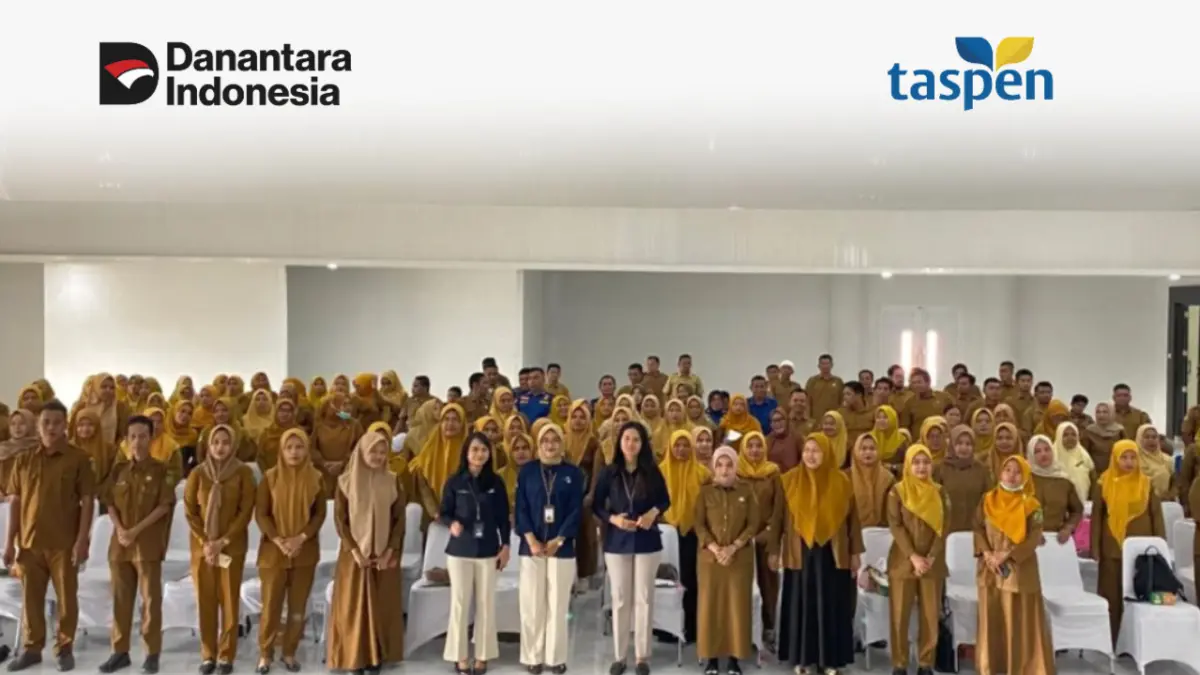 PT Taspen (Persero) Cabang Pematang Siantar bersama Pemerintah Kabupaten Padang Lawas menyelenggarakan sosialisasi Ketaspenan.