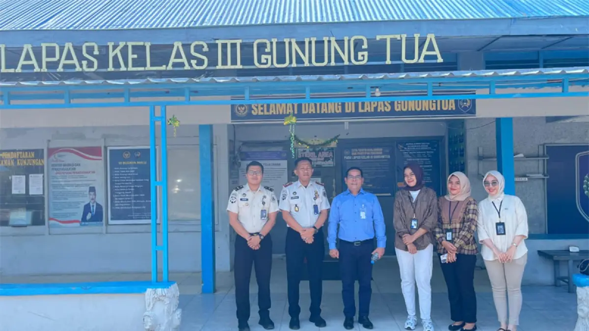 Bank BRI Cabang Padangsidimpuan gelar sosisalisasi penggunaan kartu BRIZZI kepada warga Lembaga Pemasyarakatan (Lapas) Kelas III Gunung Tua, Kamis (7/5/2026)