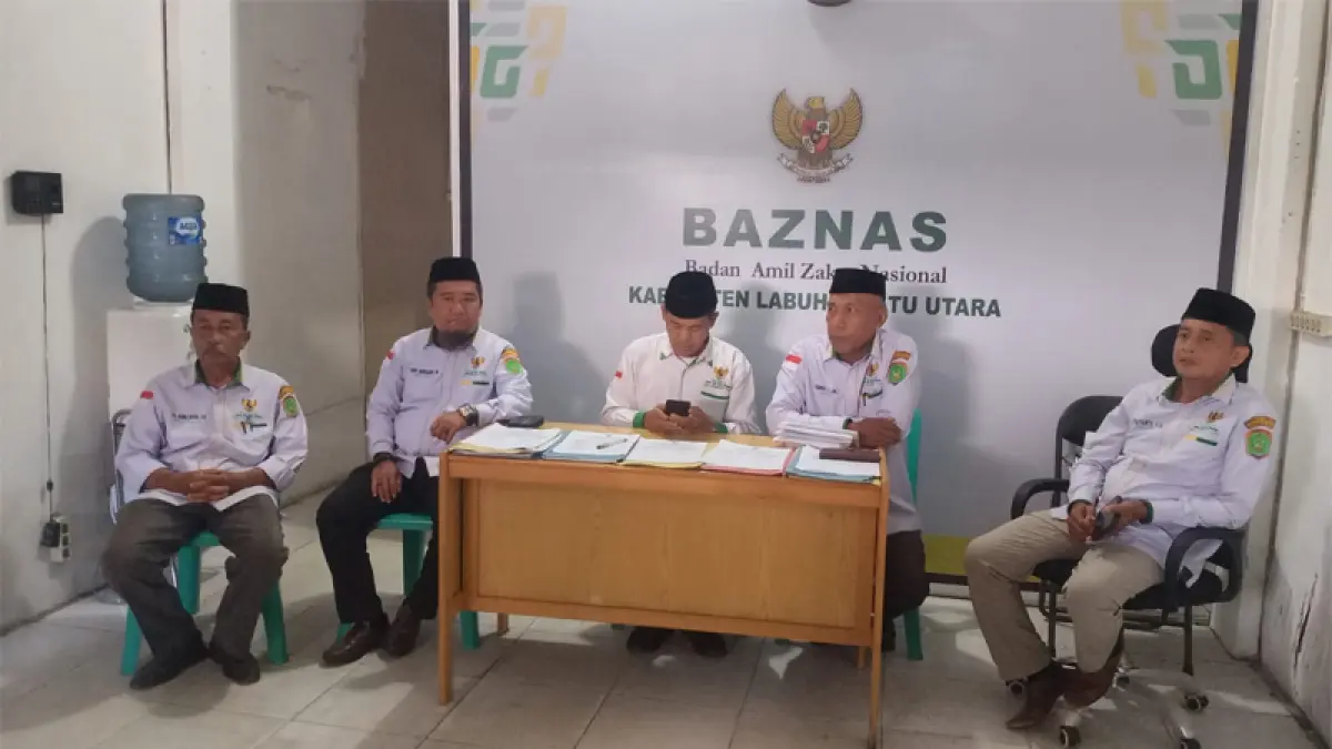 Pengurus Badan Amil Zakat Nasional Kabupaten Labuhanbatu Utara.