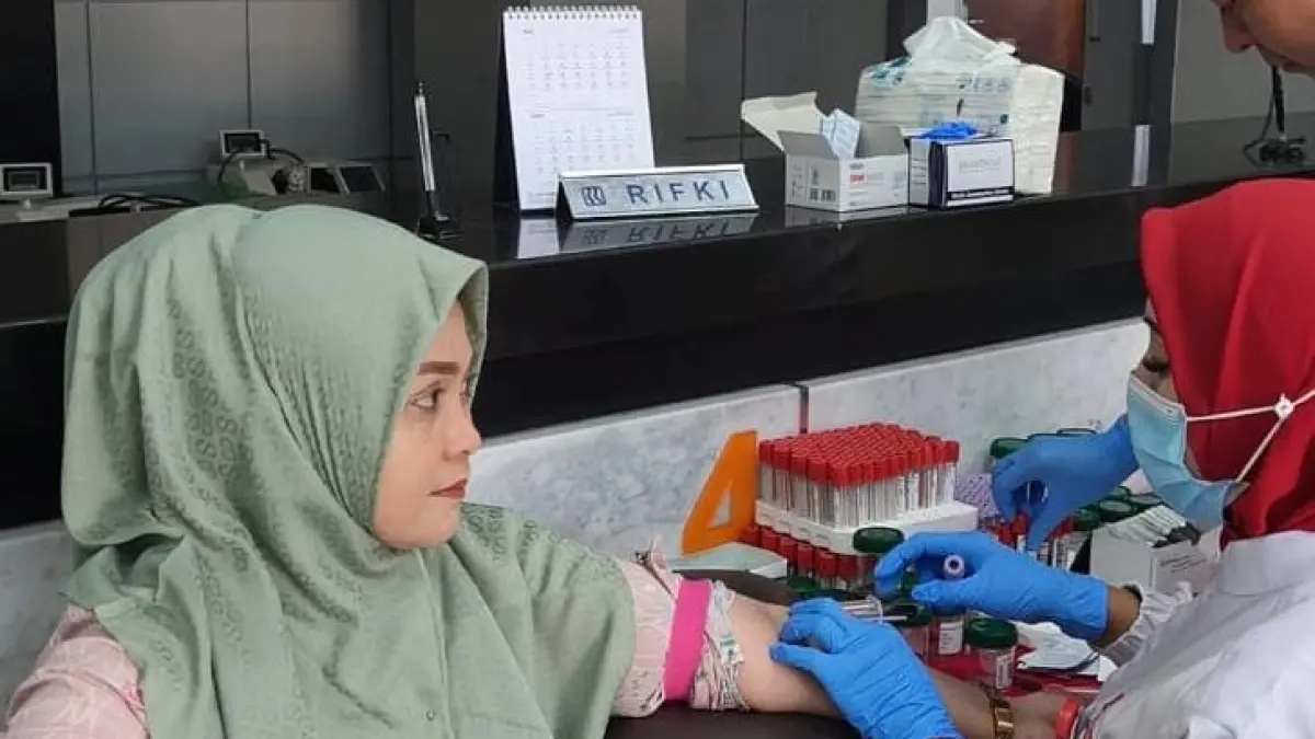 Pegawai BRI Cabang Padangsidimpuan melaksanakan medical checkup bekerjasama dengan Pramita Lab, bertempat di Kantor Cabang BRI Padangsidimpuan.