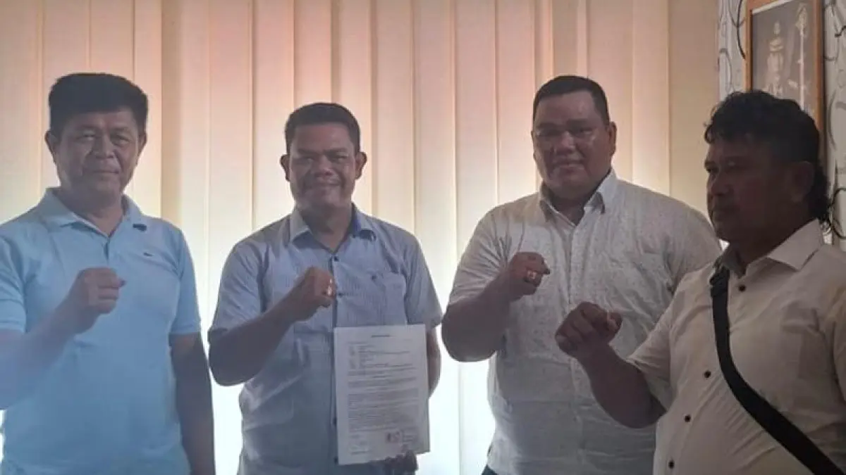 Kapolsek Kualuh Leidong AKP &nbsp;Mangatas Samosir dan jajaran.