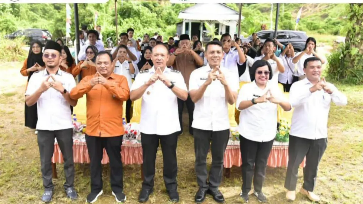 Wakil Bupati Tapteng Mahmud Efendi membuka Sosialisasi Program Desa Cinta Statistik (Desa Cantik) di Desa Sitio-tio Hilir, Kecamatan Pandan, Rabu (13/5/2026).