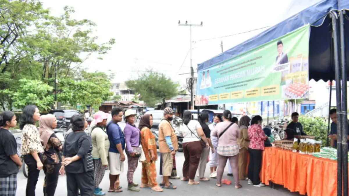 Pemerintah Kota Sibolga menggelar Gerakan Pangan Murah untuk menjaga stabilitas harga bahan pokok menjelang Hari Raya Idul Adha 1447 Hijriah.