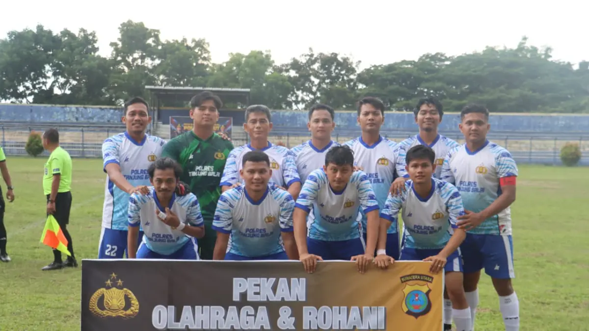 Tim sepak bola Polres Tanjungbalai menang atas Polres Labuhanbatu pada Pekan Olahraga Polda Sumut di Stadion Binaraga Rantauprapat.