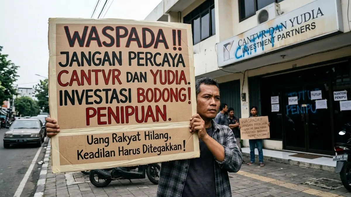Satuan Tugas Pemberantasan Aktivitas Keuangan Ilegal menghentikan aktivitas CANTVR dan YUDIA yang diduga menjalankan penipuan berkedok investasi dan pekerjaan paruh waktu ilegal.