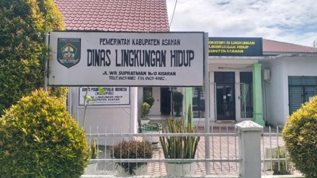 Kantor Dinas Lingkungan Hidup Kabupaten Asahan.