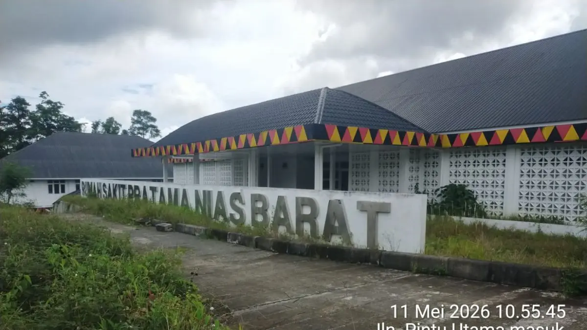 
RSP Lologolu Kabupaten Nias Barat, Tampak Terbengkalai.