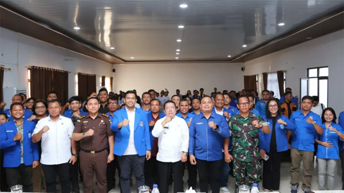 Wali Kota Pematangsiantar Wesly Silalahi SH MKn hadir pada pelantikan Panitia Apel Kebangsaan, Pelatihan UMKM, dan Pendidikan Kader Tingkat Muda GAMKI Sumut.