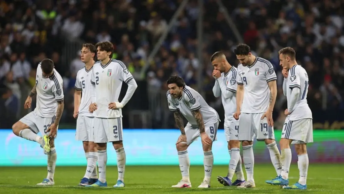 Timnas Italia gagal lolos ke Piala Dunia 2026.