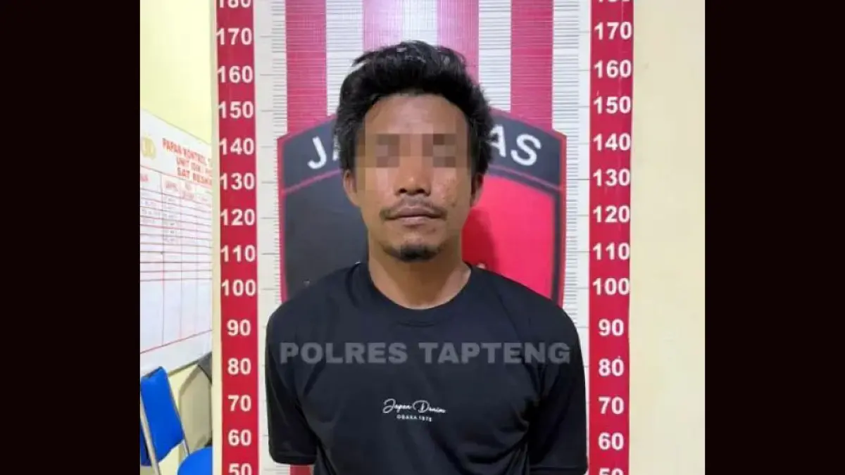  AN (30), nelayan asal Batu Mundom, Kabupaten Mandailing Natal, diamankan Satreskrim Polres Tapanuli Tengah atas dugaan tindak pidana pencurian dengan kekerasan dan pemaksaan terhadap seorang ibu rumah tangga di Kecamatan Pandan. 