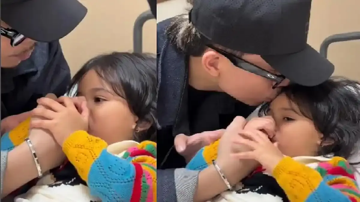 Aurel Hermansyah membagikan momen Atta Halilintar mendampingi putrinya, Azura Humaira Nur Atta, menjalani perawatan di rumah sakit usai mengalami insiden yang diduga akibat terjatuh dari tangga.