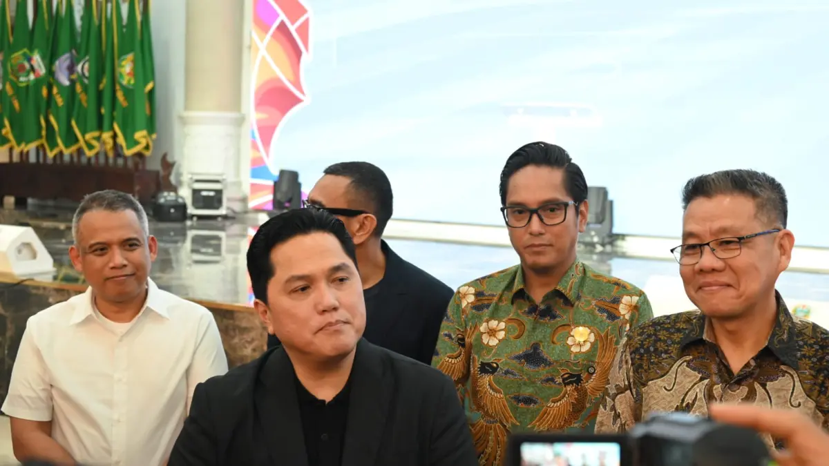 Ketua Umum PSSI, Erick Thohir, mengapresiasi dukungan Bank Sumut sebagai sponsor utama ASEAN U19 Boys