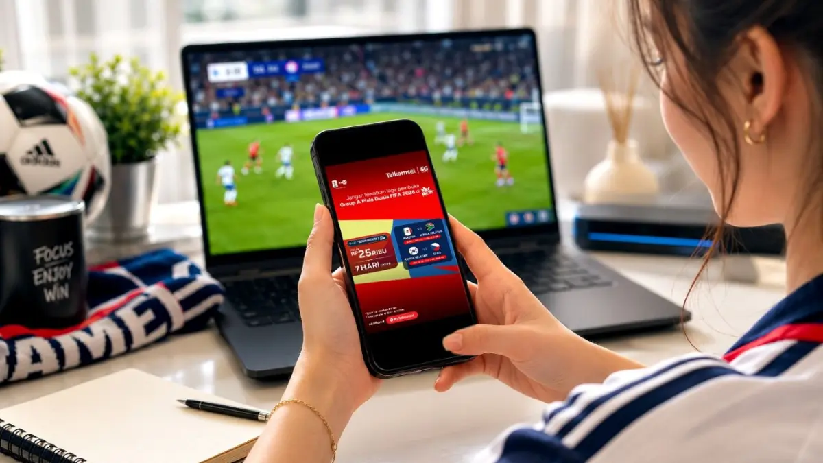 Ragam paket yang Telkomsel hadirkan bagi pelanggan untuk menikmati keseruan Piala Dunia FIFA 2026 melalui handphone maupun dari rumah melalui IndiHome.