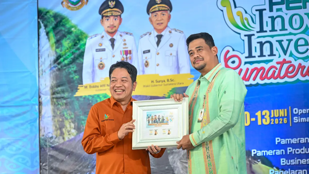  Gubernur Sumatera Utara Muhammad Bobby Afif Nasution menghadiri pencanangan pelaksanaan Sensus Ekonomi 2026 bersama Wakil Kepala Badan Pusat Statistik (BPS) RI Sonny Harry Budiutomo Harmadi di Parapat, Kabupaten Simalungun. 