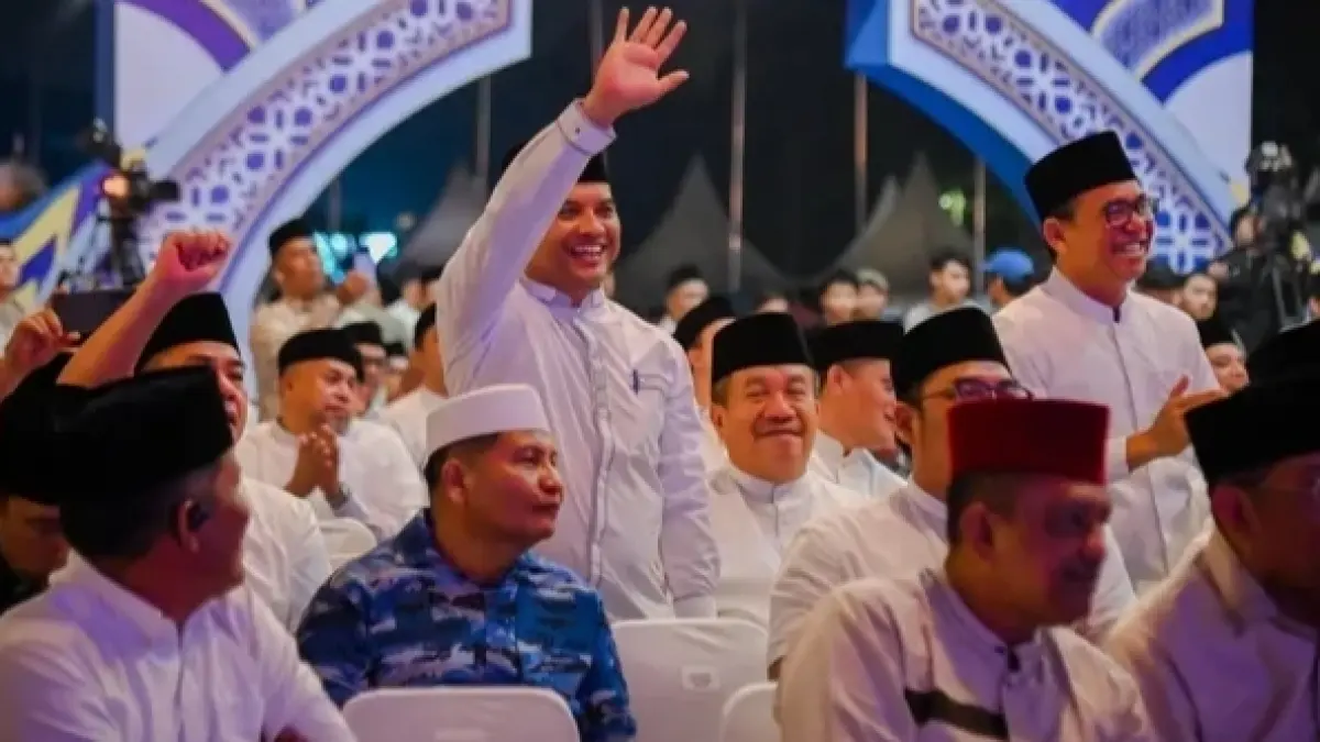 Wali Kota Padangsidimpuan Letnan Dalimunthe menghadiri pembukaan MTQ ke-40 Tingkat Provinsi Sumatera Utara Tahun 2026 di Deli Serdang.